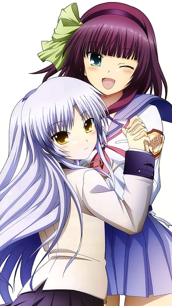 Angel Beats!, Yuri Nakamura, Kanade Tachibana, Kawaii Mobile HD phone wallpaper