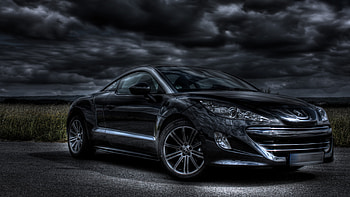 Peugeot, grey, cars, cool, dark HD wallpaper