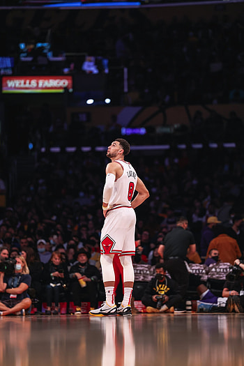 Zach LaVine, sports uniform, fashion design, All Star, BASKETBALL, 08, , Michael Jordan, NBA, Android , CHICAGO BULLS HD phone wallpaper