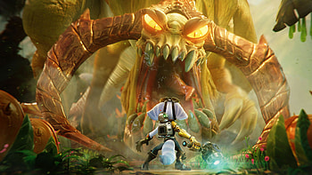 Ratchet and Clank: Rift Apart, Interdimensional chaos, Dynamic platforming, Lively worlds HD wallpaper