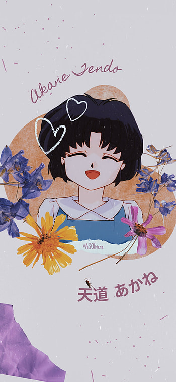 Akane Tendo, beautiful, waifu, kawaii, ranma, cute HD phone wallpaper