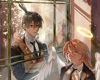 Aki Hayakawa & Angel Devil, Angel Devil (Chainsaw Man), Aki Hayakawa, Anime, Chainsaw Man HD wallpaper
