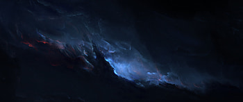 ultrawide Astrography Space Blue HD wallpaper