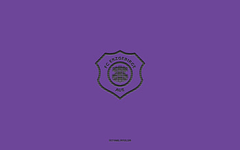 FC Erzgebirge Aue, purple background, German football team, FC Erzgebirge Aue emblem, Bundesliga 2, Germany, football, FC Erzgebirge Aue logo HD wallpaper