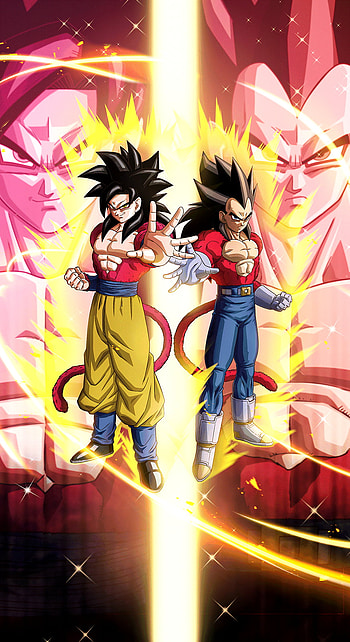 Super Saiyan 4 Duel: Goku & Vegeta for Your , video game, Dragon Ball Z Dokkan Battle, Goku, Vegeta (Dragon Ball), Goku & Vegeta HD phone wallpaper