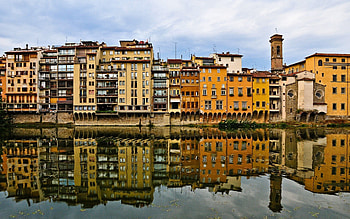 Cities, Rivers, Building, Reflection, Street HD wallpaper