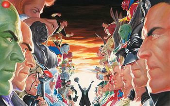 face off, villans, fight, dc HD wallpaper