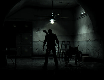 Dark, the evil within 2, man with gun, video game HD wallpaper