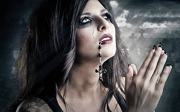 Gothic Beauty, Woman, People, Gothic, Beauty HD wallpaper