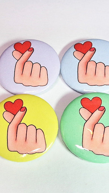 Finger Heart, Logo HD phone wallpaper