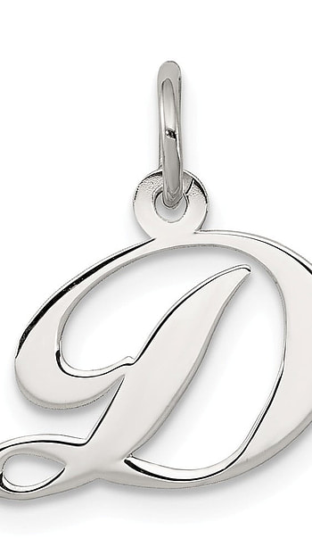 D Letter, Silver, locket HD phone wallpaper