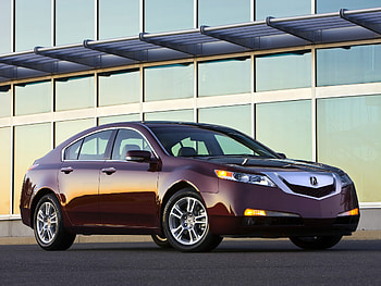 Auto, Acura, Cars, Building, Asphalt, Side View, Style, Akura, 2008, Tl, Burgundy, Vinous HD wallpaper