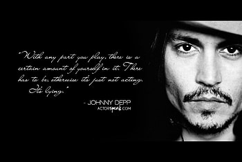 JOHNNY DEPP , johnny depp, actor, quote, wp, acting HD wallpaper