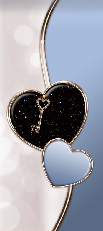 Dusty blue heart, body_jewelry, jewellery, curve HD phone wallpaper