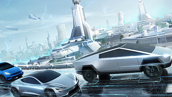 Pubg Mobile X Tesla, pubg, ps5-games, playerunknowns-battlegrounds, 2021-games, games, tesla, tesla-cybertruck HD wallpaper