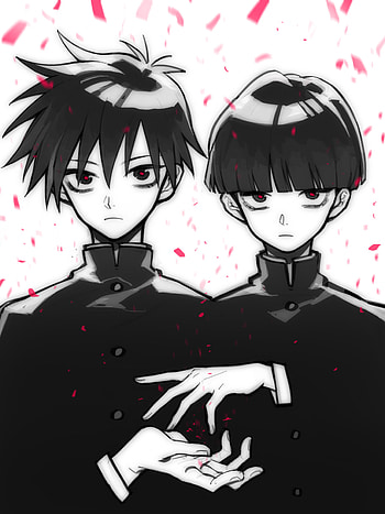 Shigeo and Ritsu, Mob Psycho 100 HD phone wallpaper
