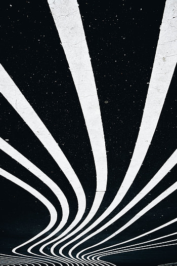 Texture, Lines, Textures, Paint, Stains, Spots, Stripes, Streaks, Winding, Sinuous, Black And White, Black-And-White HD phone wallpaper