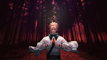 Sukuna, Sukuna (Jujutsu Kaisen), Yuji Itadori, Anime, Jujutsu Kaisen HD wallpaper