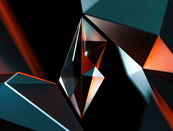 Shapes Reflection , abstract, reflection, artist, artwork, digital-art HD wallpaper