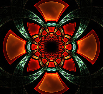 Abstract Fractal, colors, design, fractal, abstract HD wallpaper