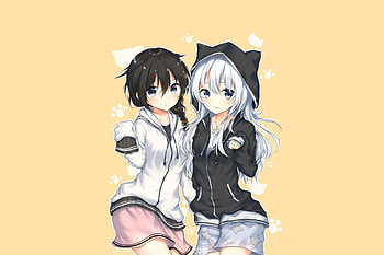 Cute, shigure, hibiki, anime girls, kancolle HD wallpaper
