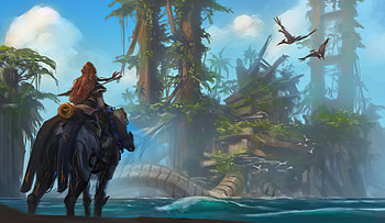 Horizon Forbidden West background HD wallpaper