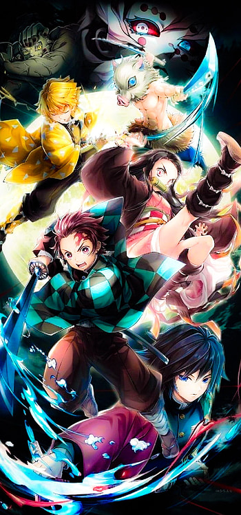 Demon slayer, black hair, Anime HD phone wallpaper