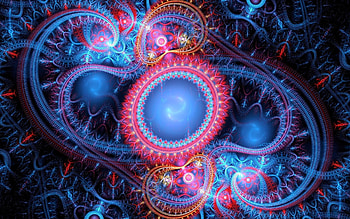 Abstract, Background, Patterns, Circles, Lines, Fractal, Bends HD wallpaper