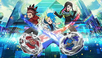Beyblade X Anime – Dynamic Spin Battle Action, Anime HD wallpaper