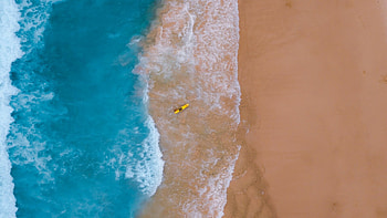 Minimal beach summer, , Tropical paradise, Relaxing vibes HD wallpaper