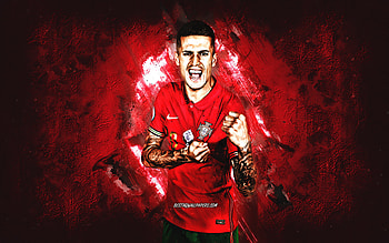 Joao Cancelo, Portugal national football team, Portuguese footballer, portrait, red stone background, football, Portugal HD wallpaper