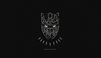 Black Panther Superhero Minimal , black-panther, superheroes, minimalism, minimalist, artist, artwork, digital-art HD wallpaper