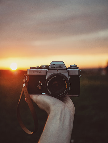 Sunset, Hand, Technologies, Technology, grapher, Camera HD phone wallpaper