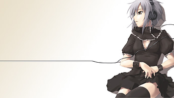 Head girl, anime, head, female, bright HD wallpaper