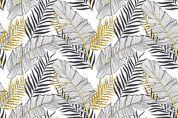Palm, Gold Leaf HD wallpaper