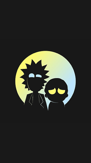 Rick and Morty, Black , Backgrounds HD phone wallpaper