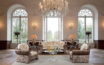 Castle style living room, Sofa lights, Interior design, inspiration HD wallpaper