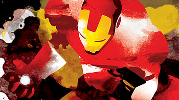 Iron Man Watercolor Art, iron-man, artwork, digital-art, superheroes HD wallpaper
