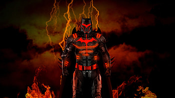 Batman Hellcat Armor, batman, superheroes, artist, artwork, digital-art, deviantart HD wallpaper