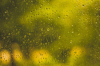 Drops, Macro, Surface, Glass HD wallpaper