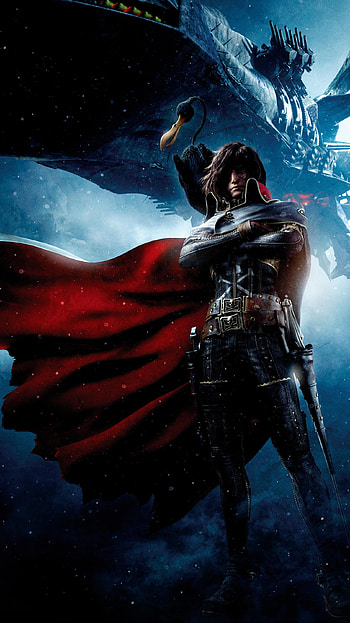 Space Pirate Captain Harlock (2022) movie HD phone wallpaper