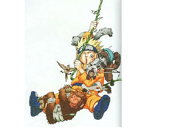 animals just gotta love me, branch, monkey, ninja, animals, naruto HD wallpaper