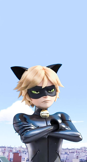 Cat Noir lockscreen, Miraculous Ladybug movie, Memorable moments, Aww-worthy expressions HD phone wallpaper