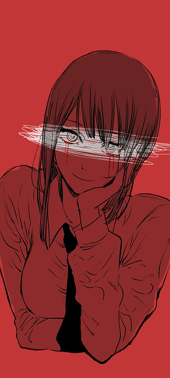 Makima Red (Chainsaw Man) | Chainsaw Man Lock Screen - Makima, Makima (Chainsaw Man), Anime, Chainsaw Man HD phone wallpaper