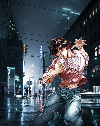 Baki hanma, sky, art HD phone wallpaper