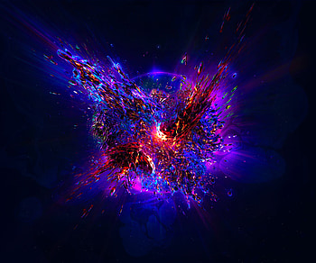 Abstract Explosion, explosion, abstract, artist, artwork, digital-art HD wallpaper