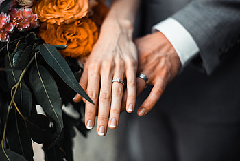 Love, Rings, Couple, Pair, Hands, Newlyweds HD wallpaper