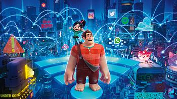 Ralph and Vanellope, Wreck-It Ralph HD wallpaper