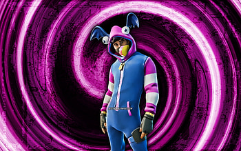 Slumberjack, purple grunge background, Fortnite, vortex, Fortnite characters, Slumberjack Skin, Fortnite Battle Royale, Slumberjack Fortnite HD wallpaper
