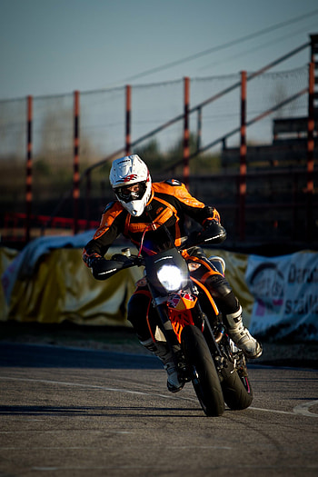KTM 690 SMC Supermoto, Off-road bikes, Wheelies, Stunts HD phone wallpaper